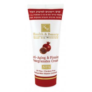 H&B Anti-Aging and Firming Pomegranate Cream with Active Minerals from the Dead Sea