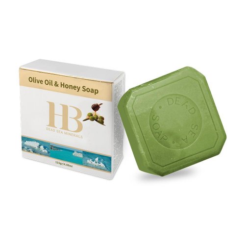 H&B Natural Bar of Honey and Olive Oil Soap with Dead Sea Minerals