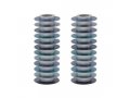Yair Emanuel, Stacked Disc Style Candlesticks - Blue