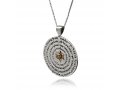 72 names of God Wheel with Star of David Pendant Kabbalah Necklace by Haari