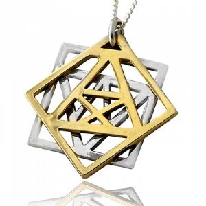 Adam and Eve Kabbalah Pendant by HaAri Jewelry