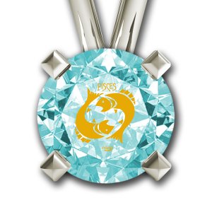 Nano Jewelry Pisces Zodiac Pendant