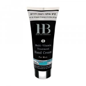 H&B Men's Hand Cream Treatment with Dead Sea Minerals, Vitamins and Oils