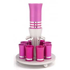 Agayof Wine Kiddush Fountai in Hot Pink