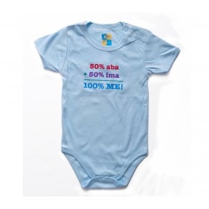 Short Sleeve Baby Onesie 100% Me - Barbara Shaw