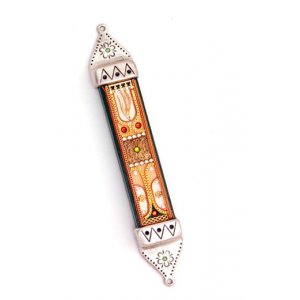 Pewter Mzuzah Case in Autumn Tones - Shahaf