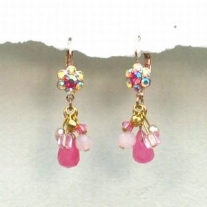 Pink Ahava Earrings - Edita