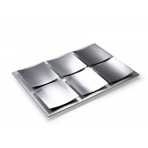 Stainless Steel Seder Plate by Laura Cowan