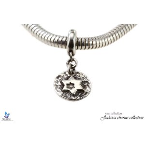 Star of David Charm in silver