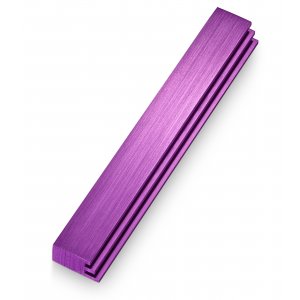 Laser Cut Steps Design Purple Mezuzah Case by Adi Sidler