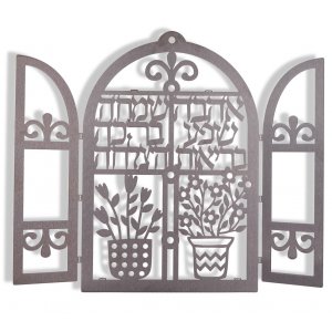 Floating Letters Wall Plaque, Window of Blessings - Dorit Judaica