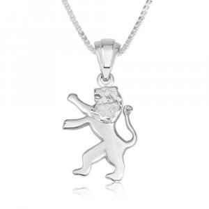 Pendant Necklace, Roaring Lion of Judah - Sterling Silver