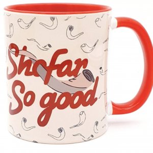 Coffee Mug For Rosh Hashanah, Shofar So Good - Barbara Shaw
