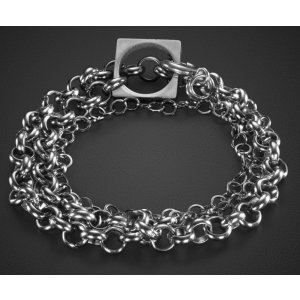 Two in One, Stainless Steel Bracelet and Necklace Chain - Adi Sidler