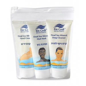 Dead Sea Minerals Three-In-One Kit of Mud Mask, Foot & Hand and Cream – Ein Gedi