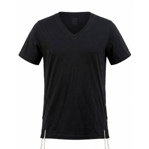 Dry-Fit Tzitzit T-shirt With Kosher Tzitzis in Black