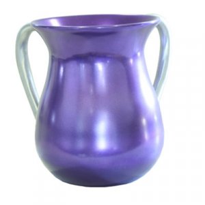 Violet Anodized Aluminum Classic Netilat Yadayim Wash Cup - Yair Emanuel