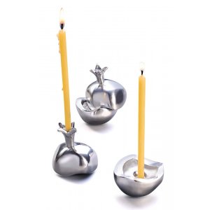 Pomegranate Candlesticks by Anat Basanta