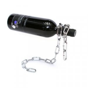 Chain wine bottle holder - Shahar Peleg