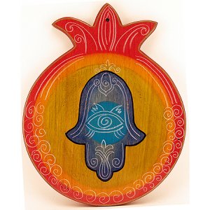 Hamsa Pomegranate Cutting Board by Kakadu