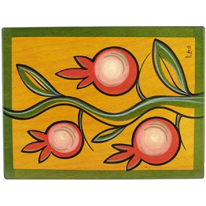 Climbing Pomegranate Rectangular Placemat - Kakadu