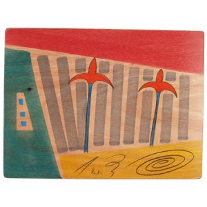 Sun Stems Rectangular Placemat - Kakadu