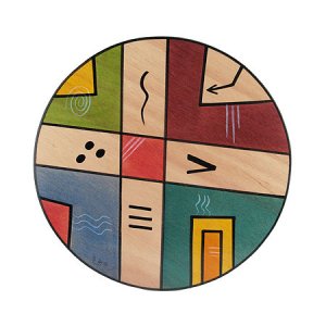 Mondo Round Placemat - Kakadu