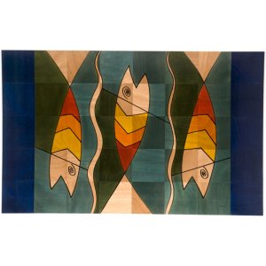 Fish Design Floor Mat - Kakadu