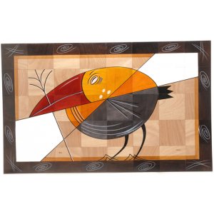 Zipi the Bird Floor Mat - Kakadu