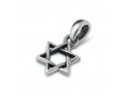 925 Sterling Silver Star of David Pendant Necklace - Small
