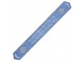 Acrylic Prayer Shawl Set, Powder Blue with Star of David and Menorah Motif - Ateret