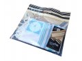 Acrylic Tallit Prayer Shawl with Turquoise and Silver Stripes  Noam