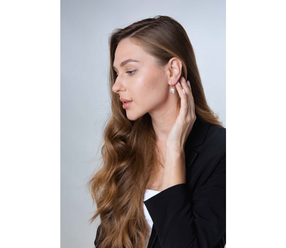 Ahava Love Leverback Earrings - Sterling Silver