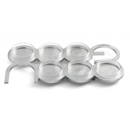 Anodized Aluminum Seder Plate Spelling 