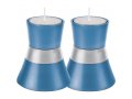 Anodized Aluminum Small Tea Light Candlesticks by Yair Emanuel