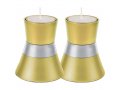 Anodized Aluminum Small Tea Light Candlesticks by Yair Emanuel