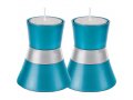 Anodized Aluminum Small Tea Light Candlesticks by Yair Emanuel