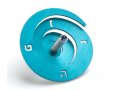 Anodized Aluminum Spiral Dreidel, Turquoise - Adi Sidler