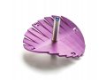 Anodized Aluminum Waves Hanukkah Dreidel, Purple - Adi Sidler