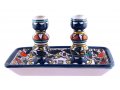 Armenian Design Shabbat Candle Set