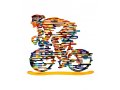 Armstrong Free Standing Double Sided Bicycle Sculpture - David Gerstein