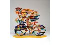 Armstrong Free Standing Double Sided Bicycle Sculpture - David Gerstein
