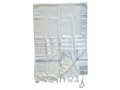 Barak Wool Tallit Prayer Shawl, Lightweight Non slip with Silver Stripes - Talitnia