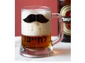Beer Pint Glass, Le'chaim in Hebrew - Barbara Shaw
