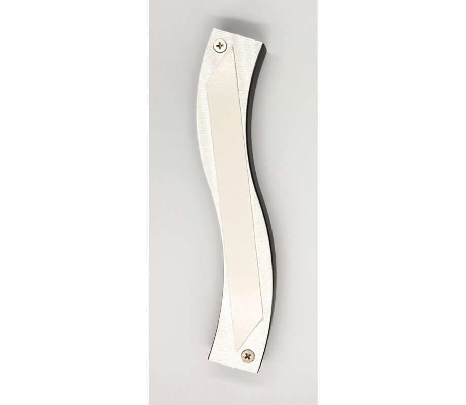 Black Wave Design Mezuzah Case by Adi Sidler