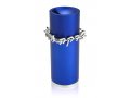 Blue Aluminum Tzedakah Box - Benny Dabbach