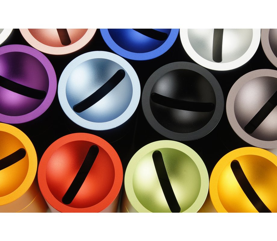 Blue Aluminum Tzedakah Box - Benny Dabbach