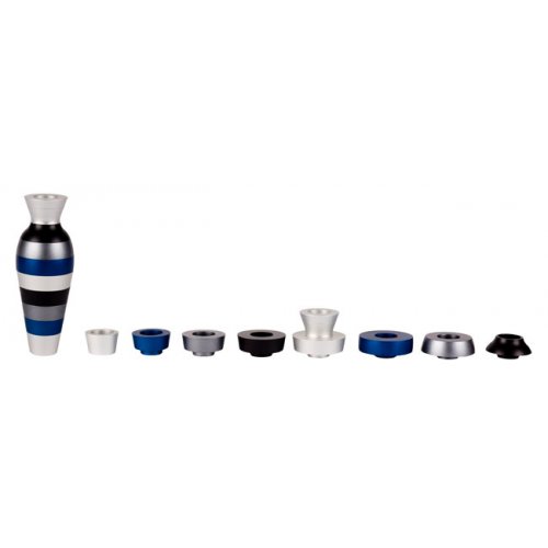 Blue Jug Travel Menorah by Agayof