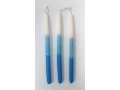 Blue and White Handmade Dripless Decorative Hanukkah Candles