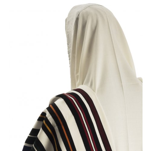 Bnei Ohr Josephs Coat Tallit Rainbow Colors by Talitnia